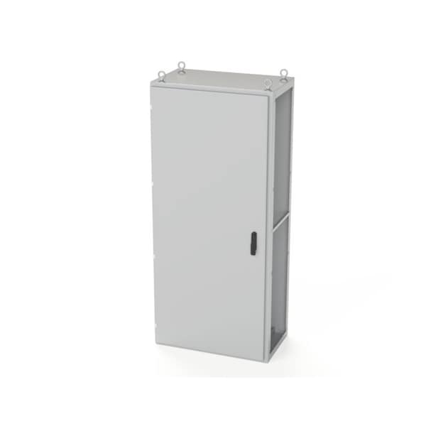 3 Point Latch with Padlock Swing Handle Electrical Enclosures, 70.87 in H, 18 in D, 31-1/2 in W